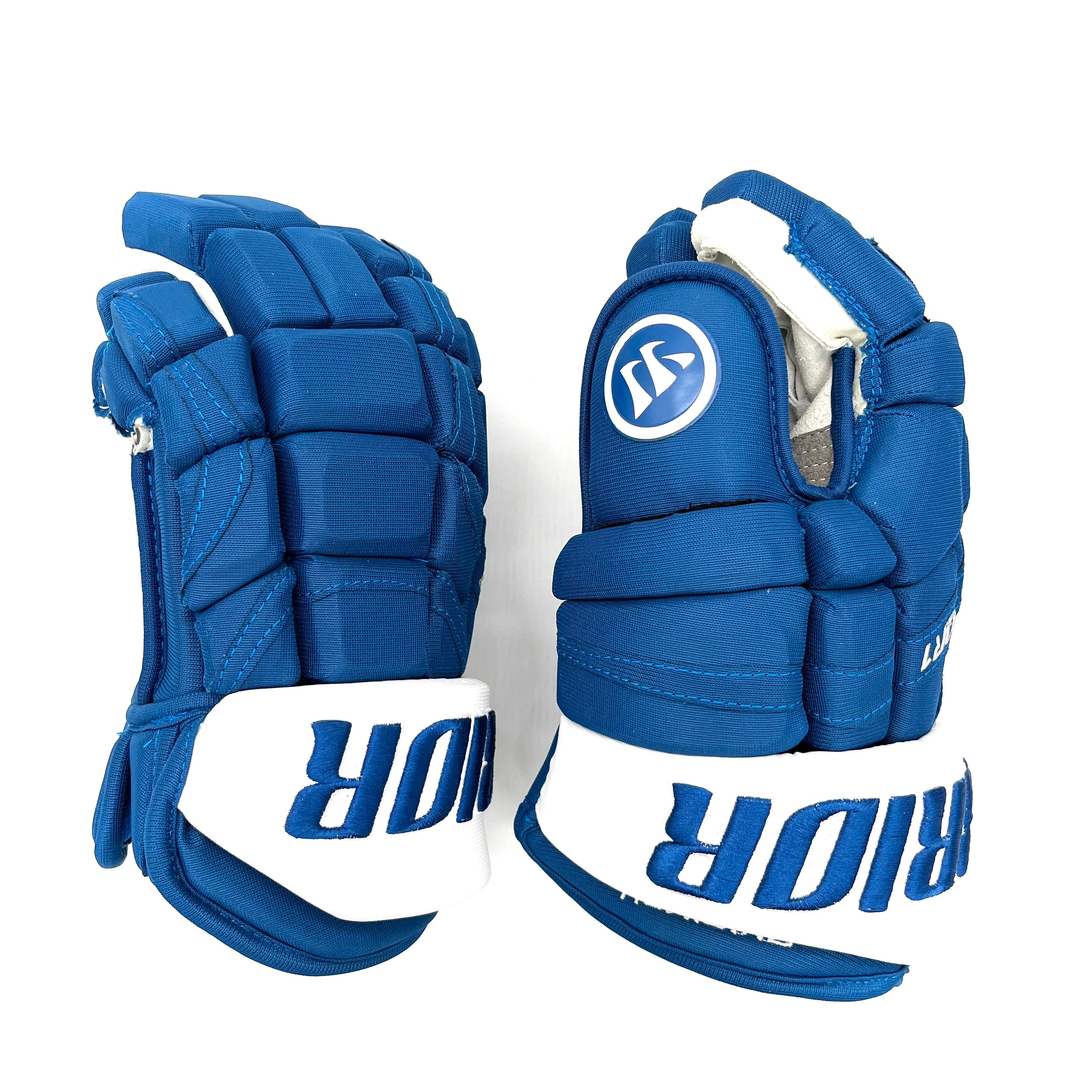 Warrior Covert QR1 - Gant NHL Pro Stock - Artem Anisimov (Bleu/Blanc)